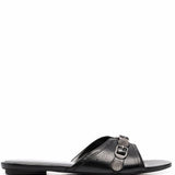 Balenciaga Cagole leather sandals