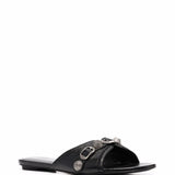 Balenciaga Cagole leather sandals