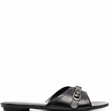 Balenciaga Cagole leather sandals