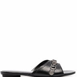 Balenciaga Cagole leather sandals