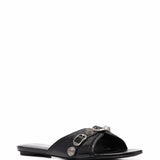 Balenciaga Cagole leather sandals