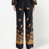 Etro Straight trousers with paisley print