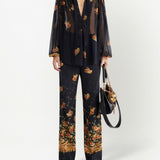 Etro Straight trousers with paisley print