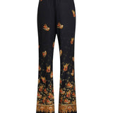 Etro Straight trousers with paisley print