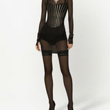Dolce & Gabbana Tulle corset belt with boning