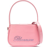 Blumarine crystal-embellished logo tote bag