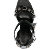 Balenciaga Cagole 110mm leather sandals