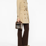 Burberry Beige Short Trench Coat