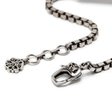 Alexander McQueen Silver Skull Charm Bracelet