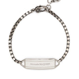Alexander McQueen Silver Skull Charm Bracelet