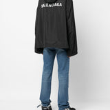 Balenciaga logo-print Hooded Windbreaker