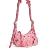 Balenciaga Le Cagole XS denim shoulder bag