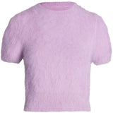 Maison Margiela Lilac Cropped T-Shirt
