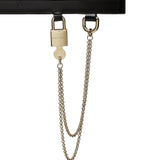 Dolce Gabbana Black Chain-Link Belt