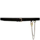 Dolce Gabbana Black Chain-Link Belt