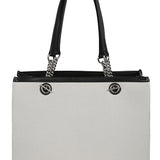 Balenciaga logo print canvas tote bag