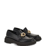 Ferragamo Gancini-buckle Leather Loafers