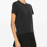 Courreges Grey Embroidered Logo T-Shirt