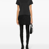 Courreges Grey Embroidered Logo T-Shirt