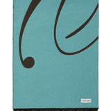Burberry Aqua Blue Two-Tone Scarf