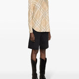 Burberry check motif shirt