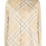 Burberry check motif shirt