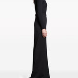 Balenciaga slit tailored maxi skirt