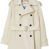 Burberry Short Belted Trench Coat