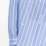 JACQUEMUS Clear Blue Stripe Shirt