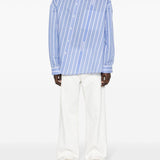 JACQUEMUS Clear Blue Stripe Shirt