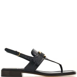 Ferragamo Gancini-buckle Leather Sandals