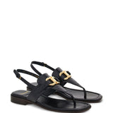 Ferragamo Gancini-buckle Leather Sandals