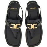 Ferragamo Gancini-buckle Leather Sandals