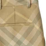 Burberry check-print tailored wool trousers