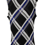 Burberry checked silk top