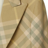 Burberry checked tailored single-breasted blazer