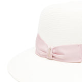 Borsalino Off White Wide Brim Hat