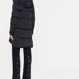 Woolrich Black Hooded Puffer Coat