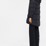 Woolrich Black Hooded Puffer Coat