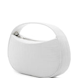 Coperni White Crocodile Effect Tote Bag