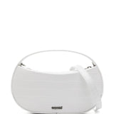 Coperni White Crocodile Effect Tote Bag
