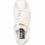 Golden Goose Iridescent White Tailored Dad Sneakers