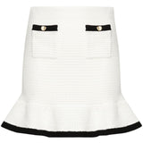 Self-Portrait Sequinned crochet miniskirt