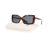 Jacquemus Brown Rectangle Frame Sunglasses