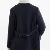 Fay Blue Double-Breasted Coat