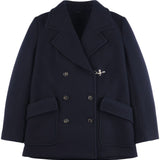 Fay Blue Double-Breasted Coat