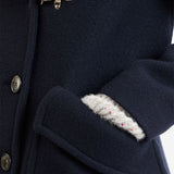 Fay Blue Double-Breasted Coat