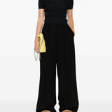 Balenciaga jacquard logo crop top