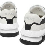 Versace Odissea Sneakers White Black Panelled Design