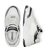 Versace Odissea Sneakers White Black Panelled Design